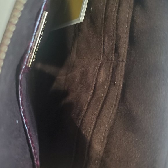 NWT ✅ Michael Kors Mulberry Snakeskin Set: Clutch Wristlet + Matching Wallet NWT - Picture 7 of 16